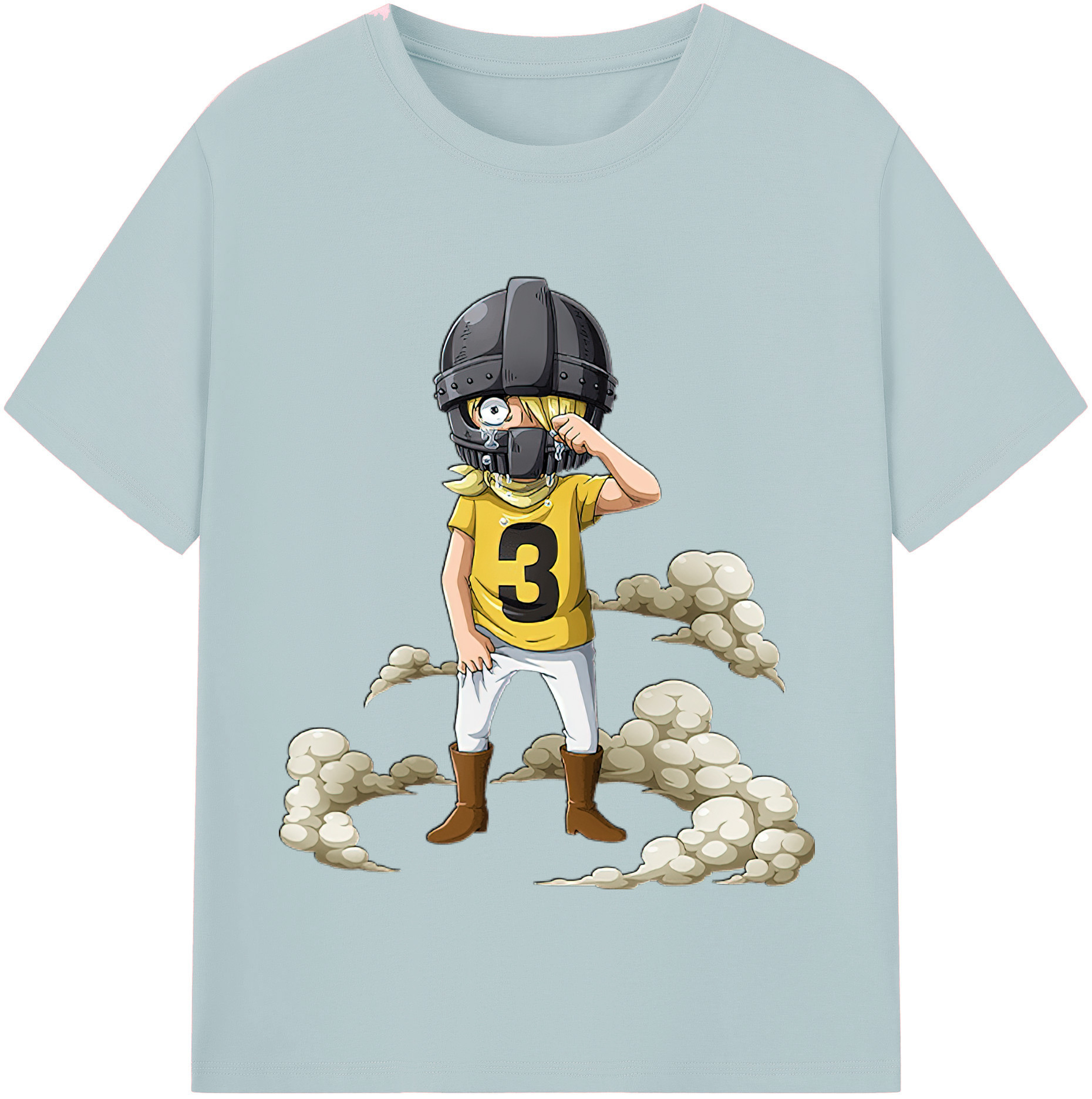 ワンピース サンジ ONE PIECE Sanji 綿100％半袖Tシャツ（フロントプリント）